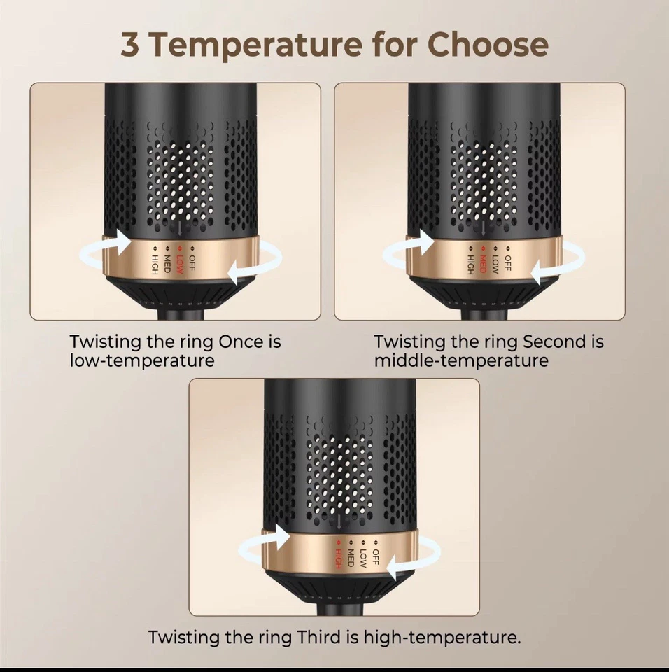 Hair styling tool set hair dryer styling and air drying system 5 in 1 - Image 4 of 4