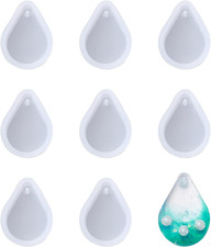 10Pcs Jewelry Casting Molds Clear Resin Pendant Silicone Molds