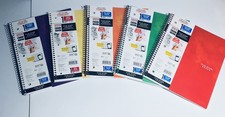 5 Mead Five Star 1 Subject College Ruled Spiral Notebook 80 Pages 11  x 8.5  