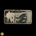 Vintage 1974 Tennessee 16th State 1oz .999 Fine Silver Art Bar -E737