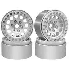 OGRC 4PCS Beadlock Rims 1.9 Inch Wheels RC Rim Hub Aluminum Beadlock Rims for