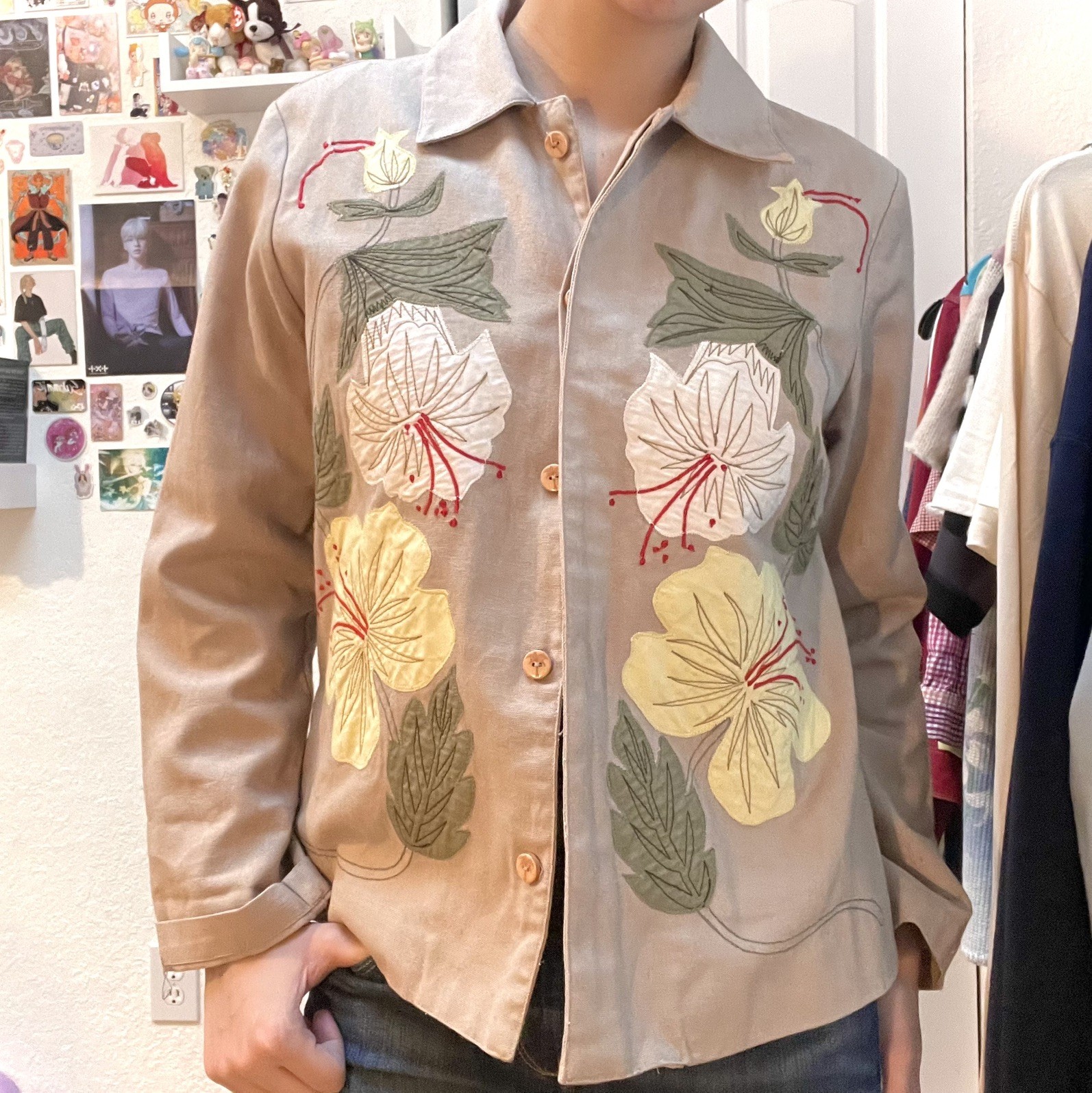 Ruby Rd. Button Up Blazer Jacket Womens Size 8 Ta… - image 8