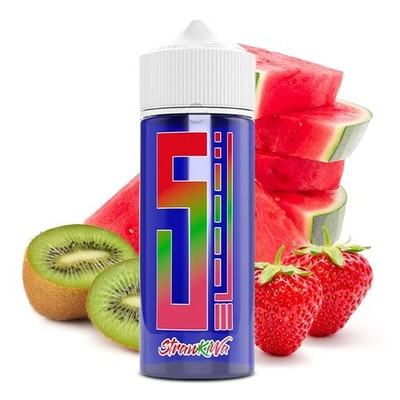 5 Elements - Blue Series - StrawKiWa - 10ml Longfill Aroma in 120ml Flasche
