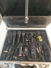 Lotto attrezzi registrazione audio AKG Peavey Nady microfoni iRig 2 iRig pre cavi custodia