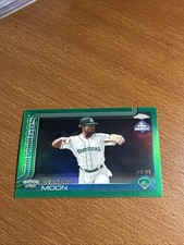 2025 Topps Pro Debut Bernard Moon Chrome Green Refractor #/99