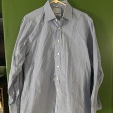 Charles Tyrwhitt Men's Slim Fit Dress Shirt Blue, Long Sleeve