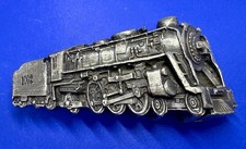 Steam Locomotive Engine Train Figural Cutout Vintage 1978 Bergamot Belt Buckle