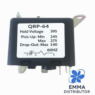 UNIVERSAL POTENTIAL RELAY 395 VOLTAGE,260-275 PICK UP,120 DROP OUT, 60Hz.(QRP-64