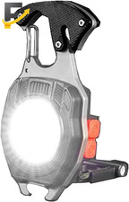 COB Keychain Work Light Flashlight 7 Light Modes 1600Lumen Rechargeable LED