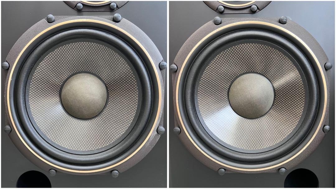 DIATONE DS 97C speakers pair in matte black finish * rare