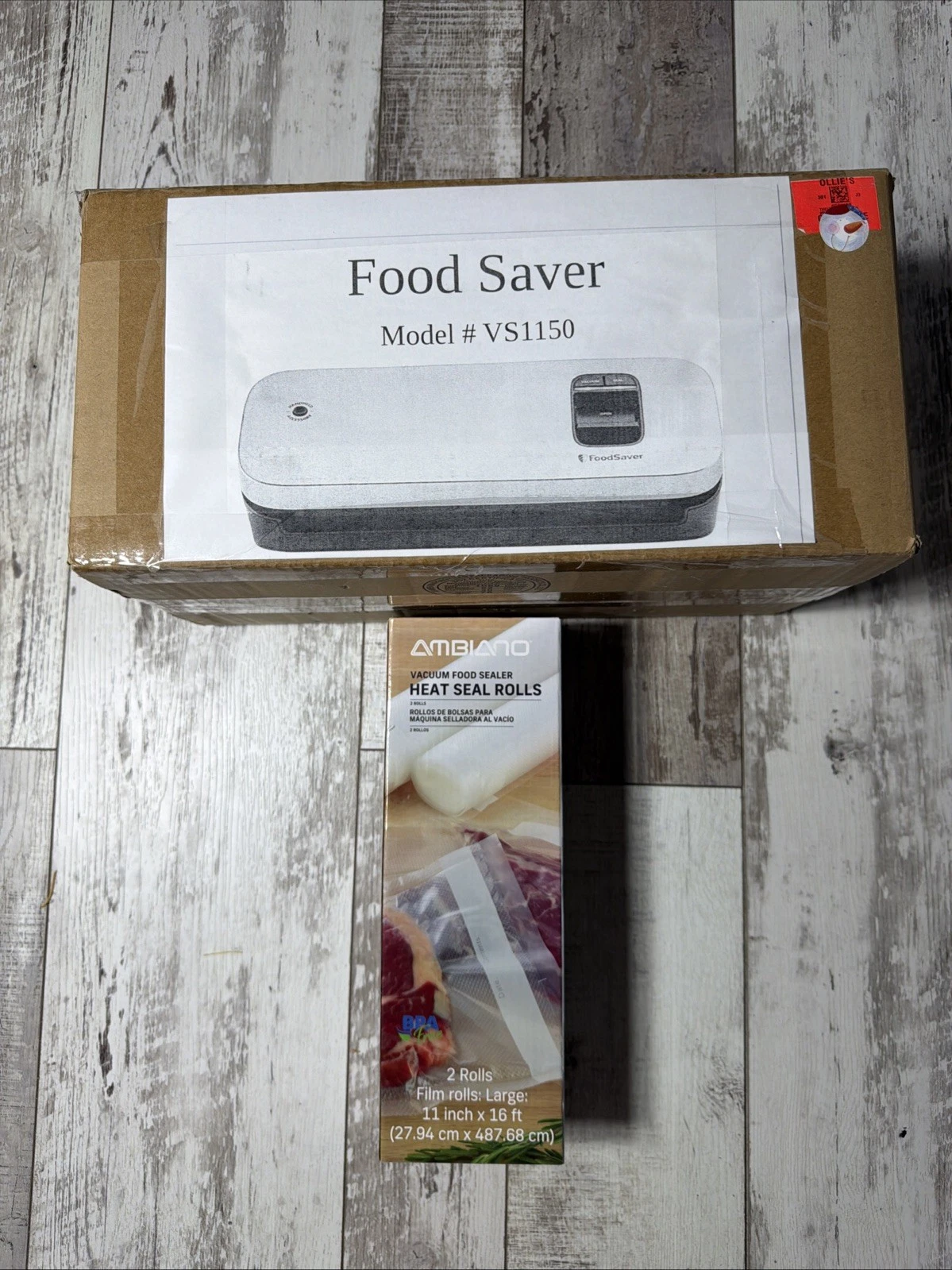 FoodSaver VS1150 - Space Saving Food Vacuum Sealer, Silver