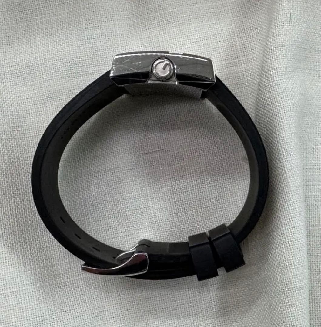 Gucci Rectangular Square Face Unused Rubber Belt … - image 9