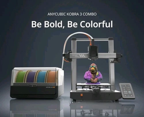 ANYCUBIC Kobra 3 V2 Combo Stampante 3D