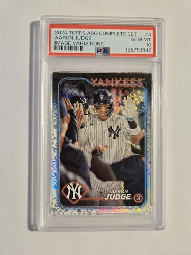 2024 Topps Aaron Judge ASG Foil Image Variation Foil SP #4 Yankees 🔥 PSA 10