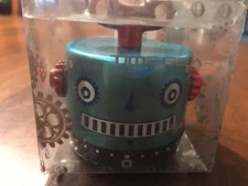 Robot Timer Retro Blue