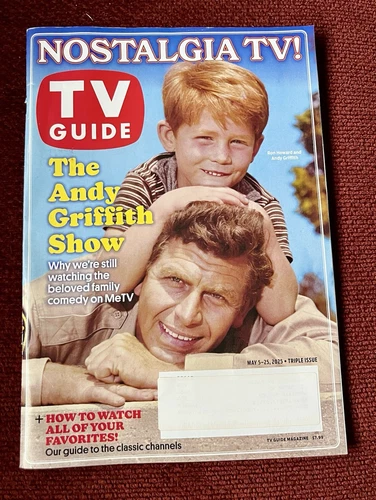 TV Guide May 5-25, 2025 Nostalgia TV - The Andy Griffith Show / Duster…