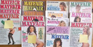 Job lot of 17 vintage MAYFAIR magazine inc 5 "Best Of Mayfair" Free UK Postage
