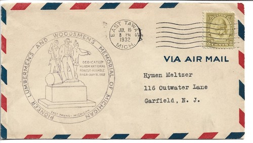1932, PIONEER LUMBERMEN'S & WOODSMEN MEMORIAL