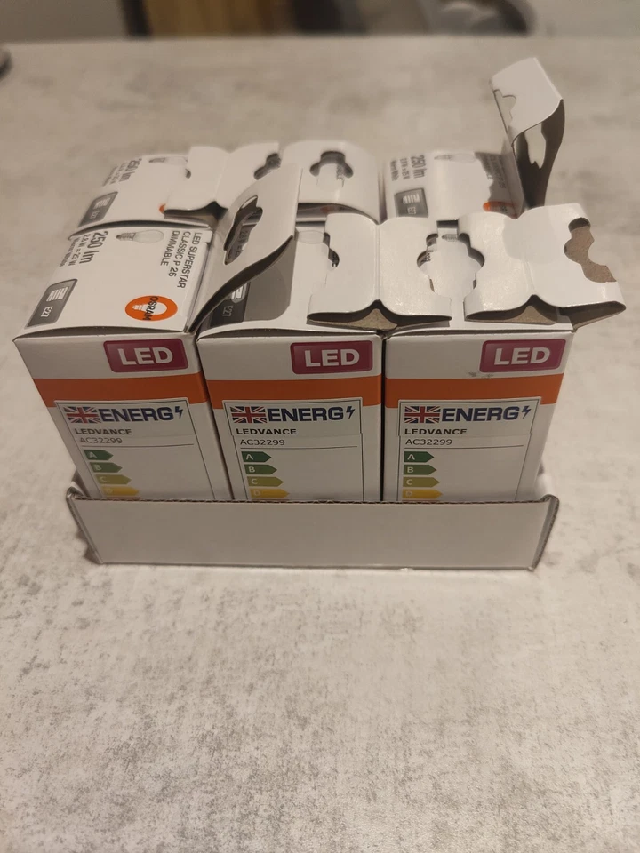 12 Pack Osram Dimmable 2.8w = 25w LED E27 Big Screw Warm White 2700K 827 Frosted - Image 3 of 4