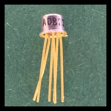 AD822 Analog Devices Low Power FET-Input Operational Amplifier TO-18 NOS IC AD
