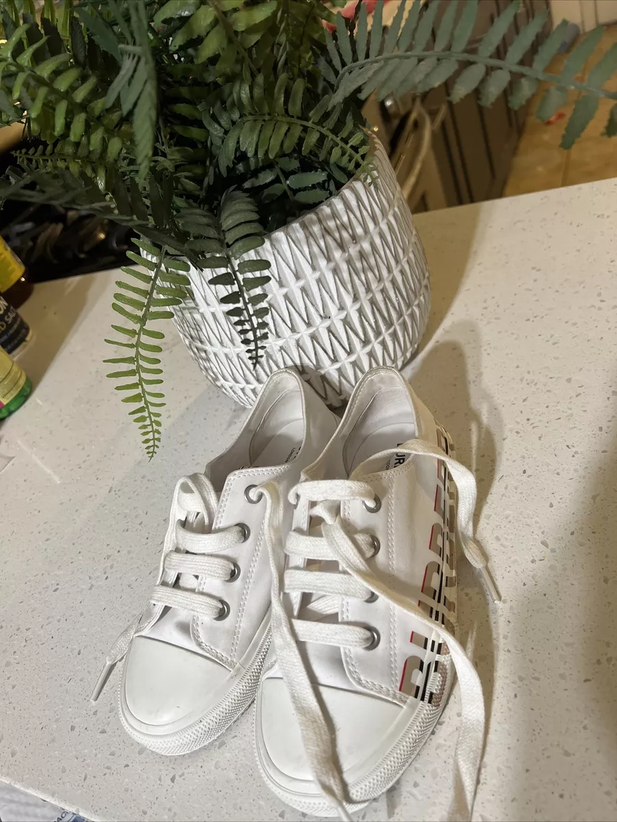 Burberry sneakers sales kids silver