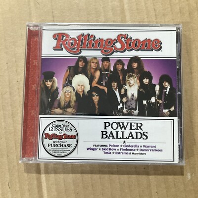 ROLLING STONE Power Ballads / Poison, Cinderella, Tesla, Winger (CD, 2013) NEW