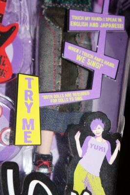 Hi Hi Puffy Ami Yumi Singing Doll -Yumi Yoshimura - Batteries Dead