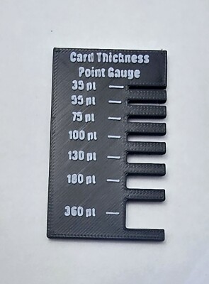 Card Thickness Tool - Gauge Tool for Trading & Sports Card Point Guide  NEW 