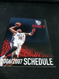 new jersey nets basketball schedule