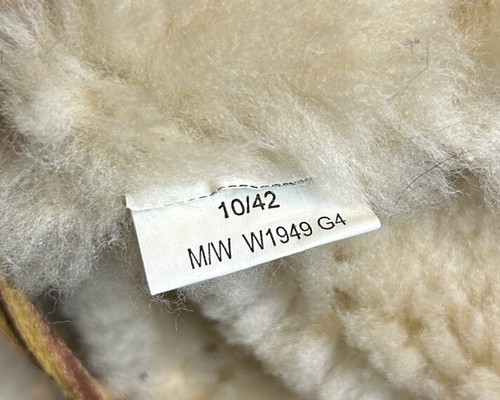 Stivali donna invernali in pelle di pecora beige BORN taglia 10 - Foto 6 di 6