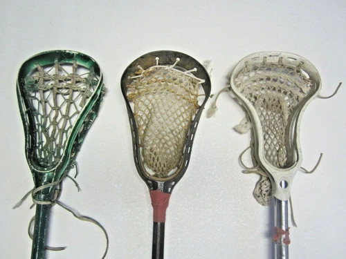 3 RARE LACROSSE HEADS STICKS SHAFTS BRINE SHOTGUN STX VIPER BRINE ANSWER 1990's 