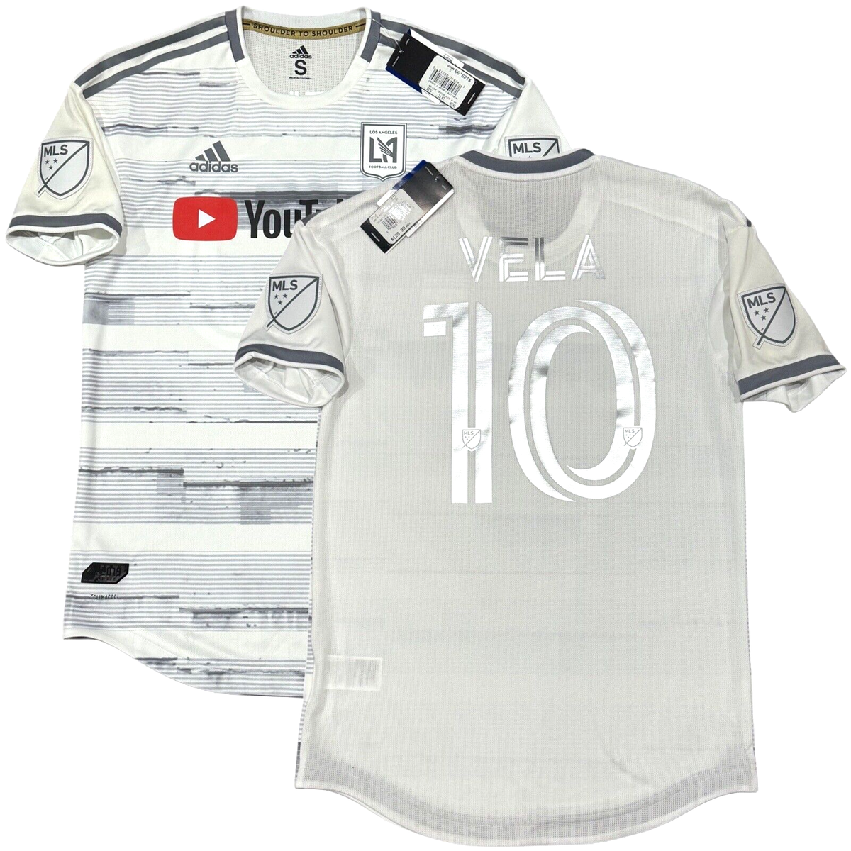 2020 Los Angeles FC Authentic Away Jersey #10 Vela Small Player