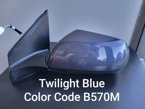 NEW BLUE mirror fits 2012-2014 Honda CR-V EX-L Driver Left Side Heated