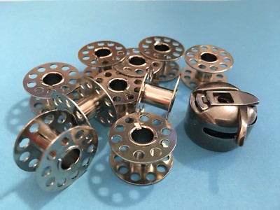 Spulenkapsel + 10 Spule CB Greifer Kapsel für AEG, Privileg, Janome,Pfaff,  NEU