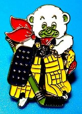 ICE HOCKEY MASCOT 1988 CALGARY CANADA OLYMPIC GAMES PIN / 2026 TRADER