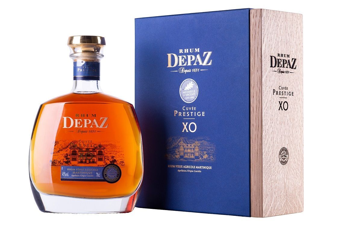 Depaz - Rhum Cuvee Prestige XO Rhum Vieux Agricole Martinique 0,70 lt. + Box