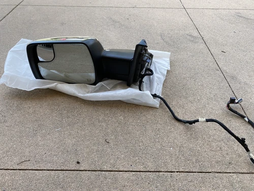 Door Mirror Mopar 68276477AE fits 2020 Ram 1500 Chrome and Matte Black