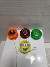 VINTAGE LOT OF 4 DUNCAN YO YOs 2 Imperial, 1 Butterfly, 1 Minions Yo Yo