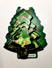 The BakeShop Christmas Tree Cookie Cutter 4 piece Stainless Steel Set