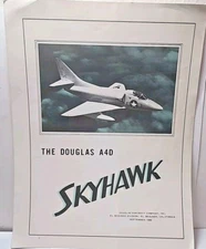 Douglas A4D Skyhawk Bomber Jet Douglas Aircraft Brochure Sept 1958 RRP 523