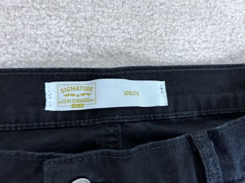 Levi’s Jeans Mens 40 Black Jean Denim Cotton Straight Leg Pants Relaxed 40 X 30 - Picture 4 of 15