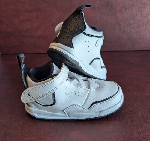 Air Jordan Toddler Court Side 23 Sneaker Shoes AQ7735-100 Size 8C White Easy-On! - Picture 2 of 11