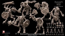 Skeleton Beast Men Multi Part Kit - Avatars of War Daemon Chaos Demon Darkness