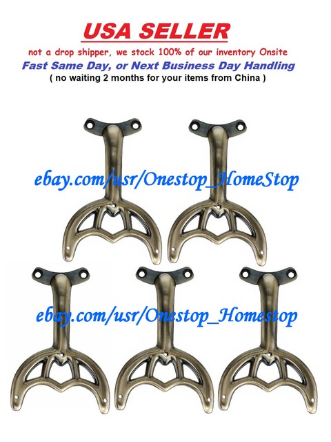 5 52 Antique Brass Ceiling Fan Blade Arms Replacement Brackets