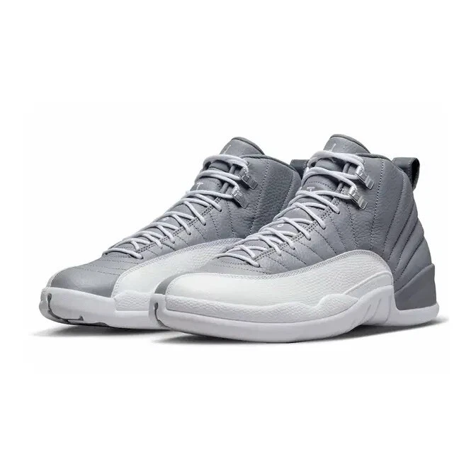 AIR JORDAN 12 RETRO STEALTH BIANCO GRIGIO FREDDO UK 8