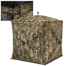 TIDEWE Hunting Blind 270°See Through with Silent Magnetic Door & Sliding Windows