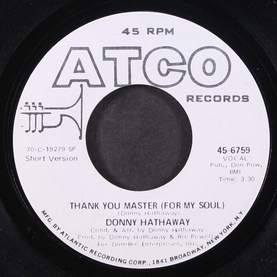 DONNY HATHAWAY: thank you master ATCO 7