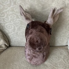 ADORE 13  Yukon The Moose Plush Stuffed Animal Wall Mount Head Nursery Decor