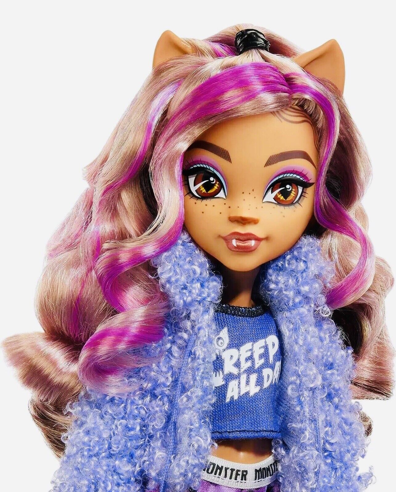 Monster High Creepover Party Clawdeen Wolf D Doll with Crescent #HKY67