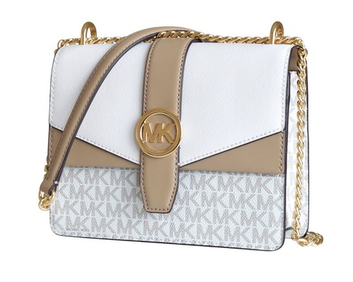 Michael Kors Tasche Bag GREENWICH SM FLAP XBODY Umhängetasche light cream multi - Bild 2 von 12